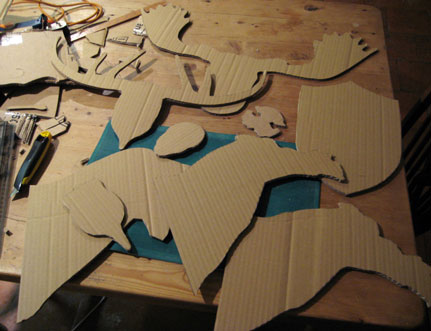 How to make your own Cardboard Box Moose Head Wall Hanging