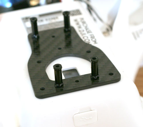 How to install the Carbon Fiber Mount Plate for a Tarot T-2D brushless Gimbal on a DJI Phantom 2