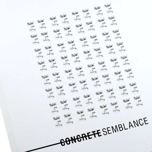 Concrete Semblance Conceptual Art Book