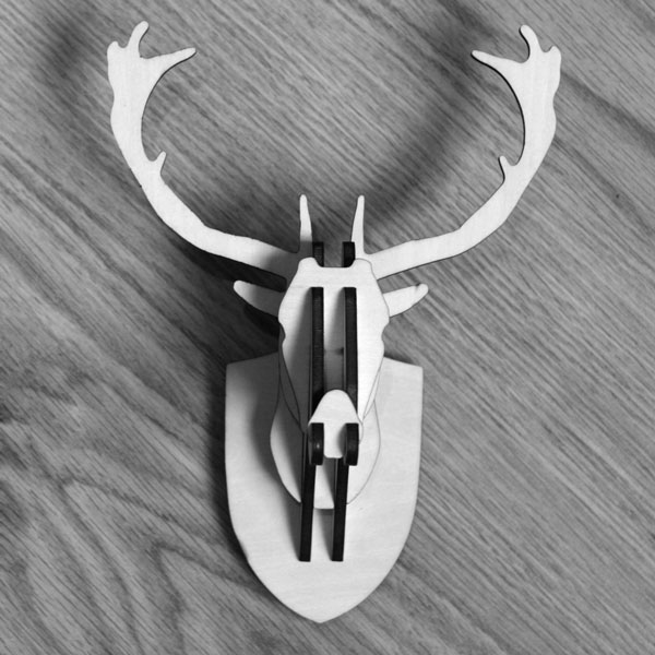 Mini Stag Deer Head Wall Hanging